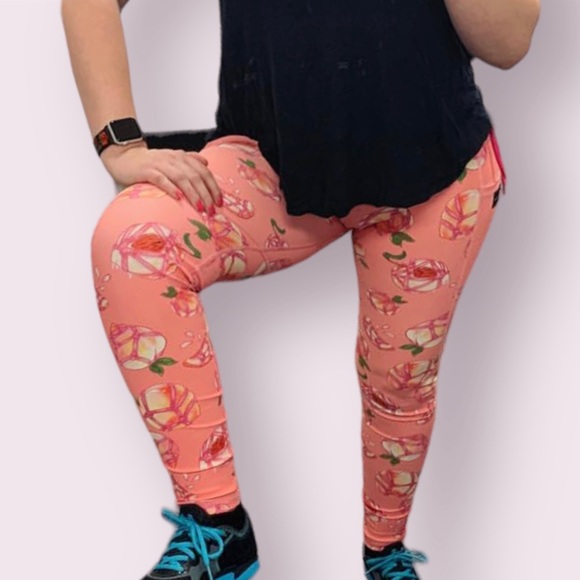 Iron Yokai Shibari Peach side lace leggings size xs - Picture 7 of 7